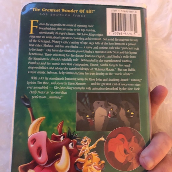 Collectible Purple label Lion King VHS Master Coll - Picture 6 of 8